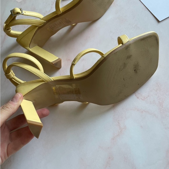 Senso leather heeled sandals, color: zest, size: 37 - Picture 9 of 10